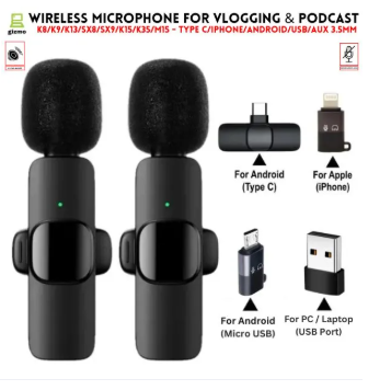 Wireless Single/Double Microphone For Interview,