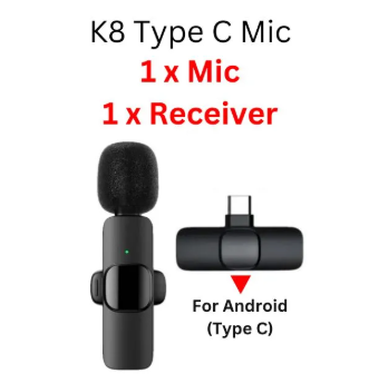 Wireless Single/Double Microphone For Interview,